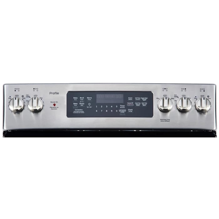 GE Profile - 6.2 cu. ft Electric Range in Stainless - PCB905SKSS