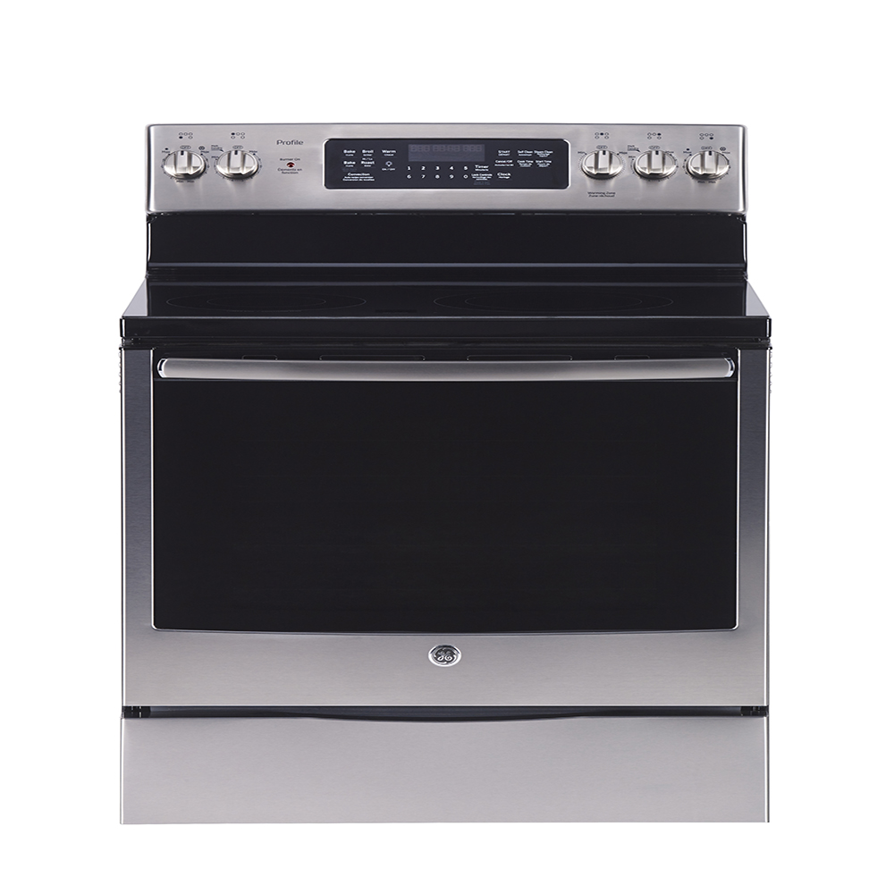GE Profile - 6.2 cu. ft Electric Range in Stainless - PCB905YPFS