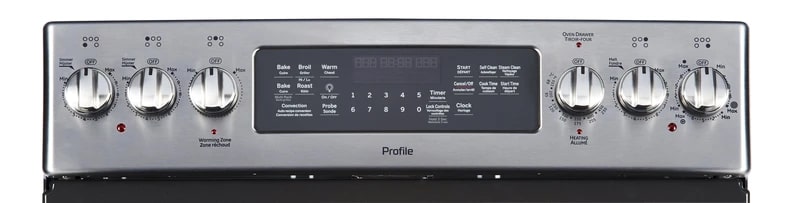 GE Profile - 7.2 cu. ft Electric Range in Stainless - PCB987BTMS