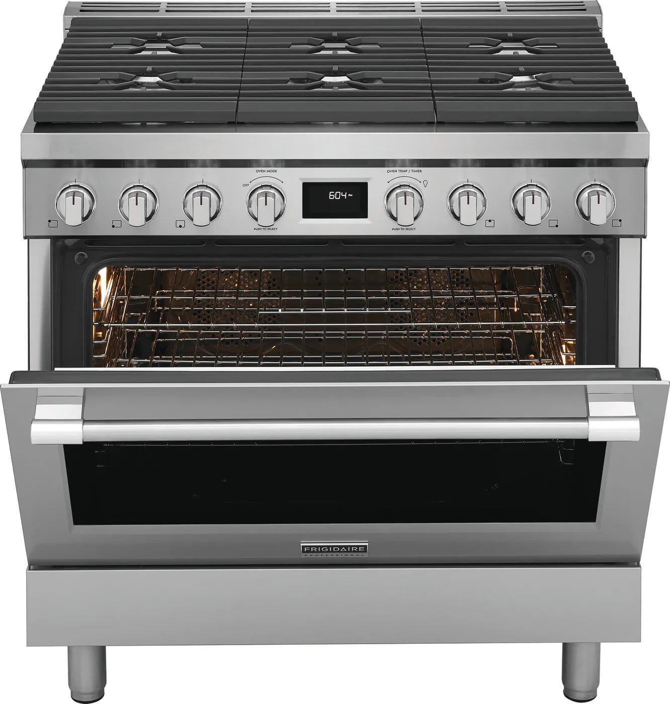 Frigidaire Professional - 4.4 cu. ft Dual Fuel Range in Stainless - PCFD3670AF