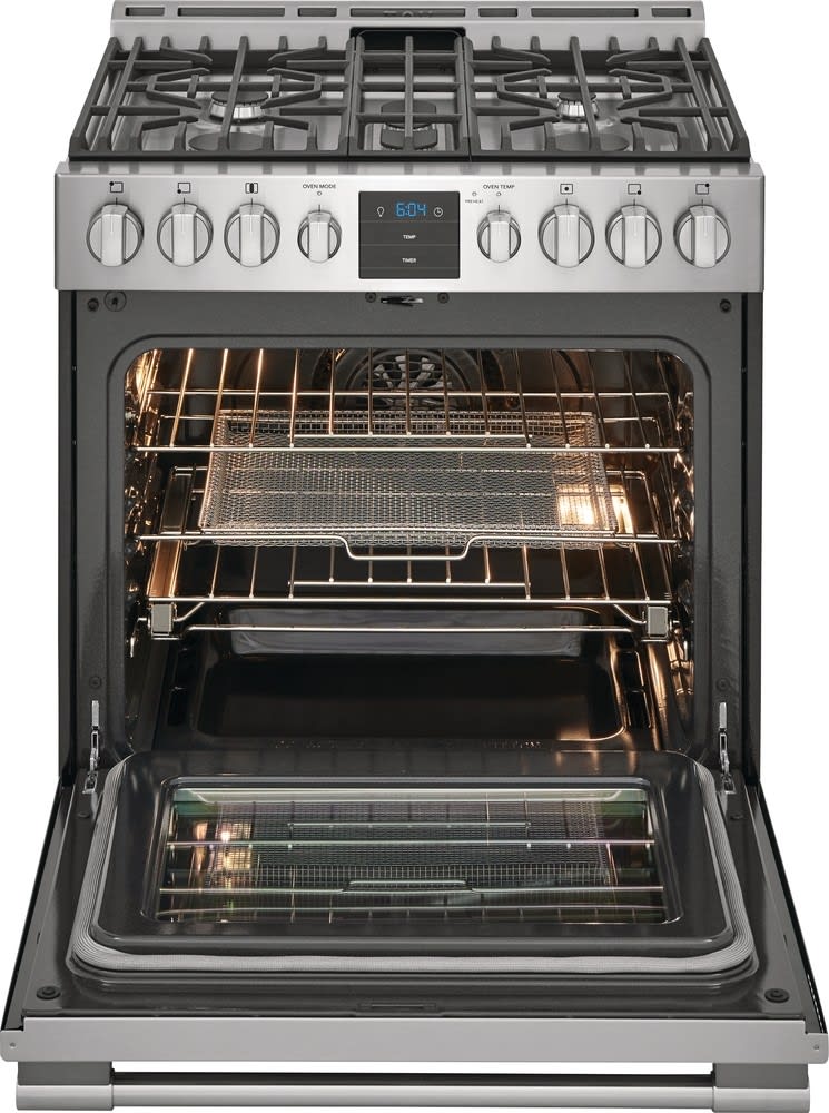 Frigidaire Professional - 5.6 cu. ft Gas Range in Stainless - PCFG3078AF
