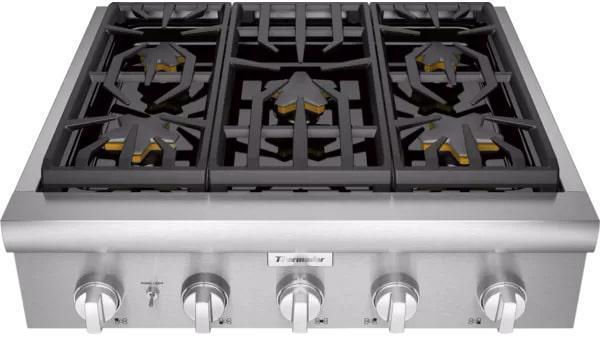 Thermador - 29.9375 inch wide Gas Cooktop in Stainless - PCG305W