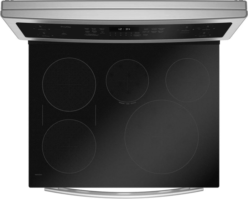 GE Profile - 6.2 cu. ft Electric Range in Stainless - PCHB920BTMS