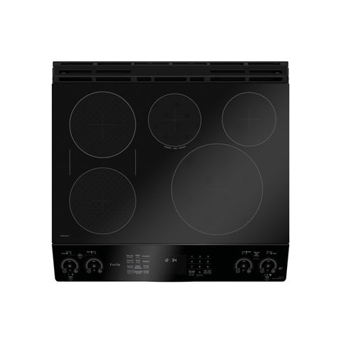 GE Profile - 5.3 cu. ft Induction Range in Black Stainless - PCHS920BTMS