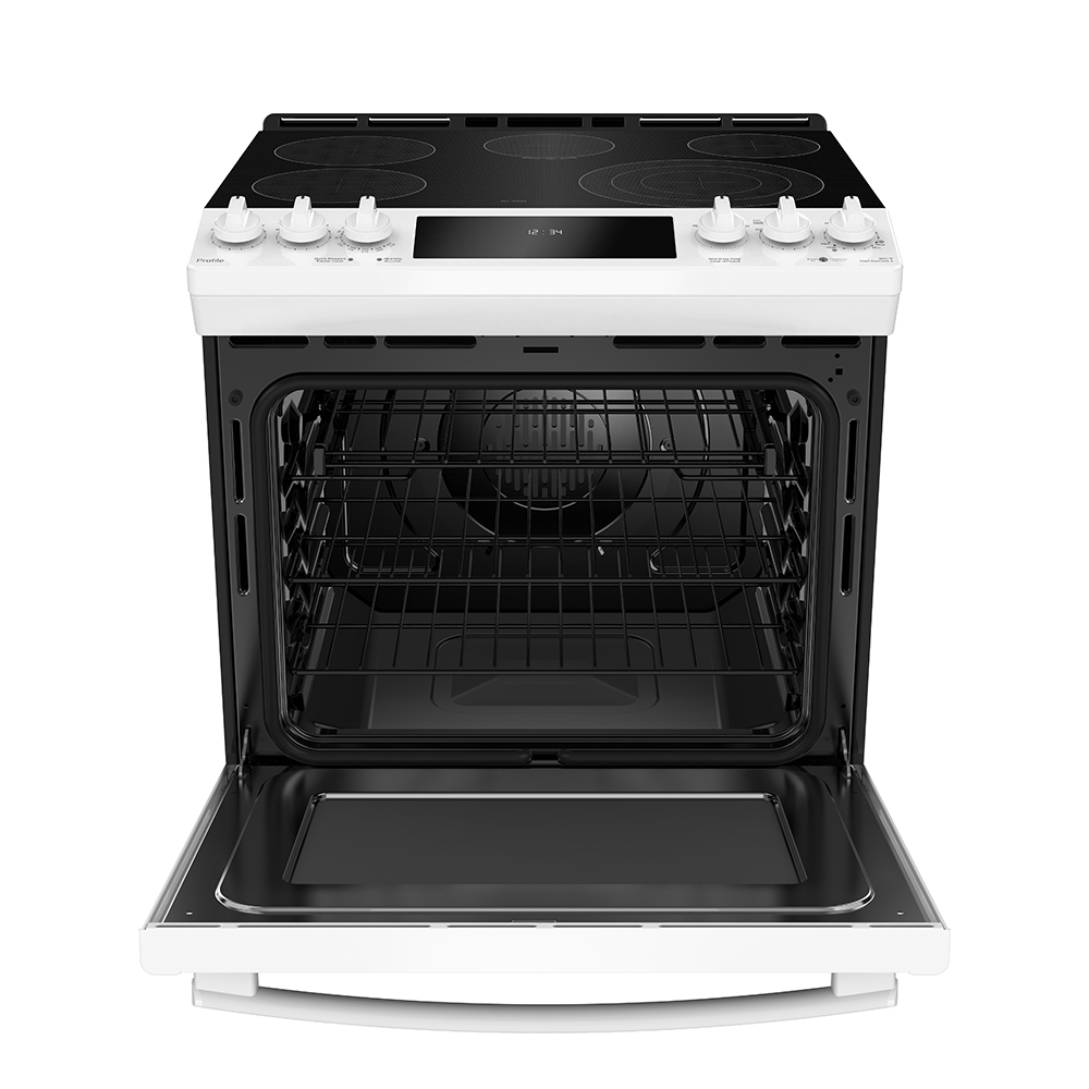 GE Profile - 5.3 cu. ft Electric Range in White - PCS940DMWW