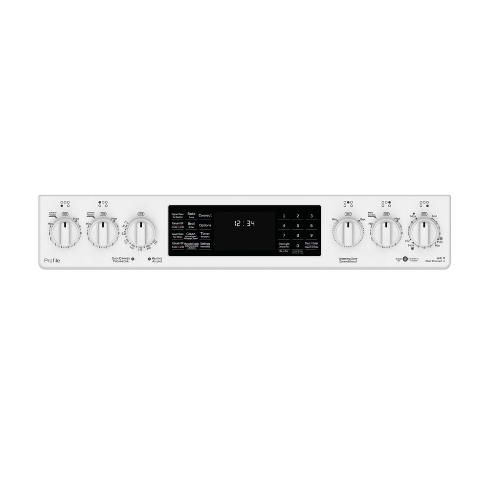 GE Profile - 5.3 cu. ft Electric Range in White - PCS940DMWW