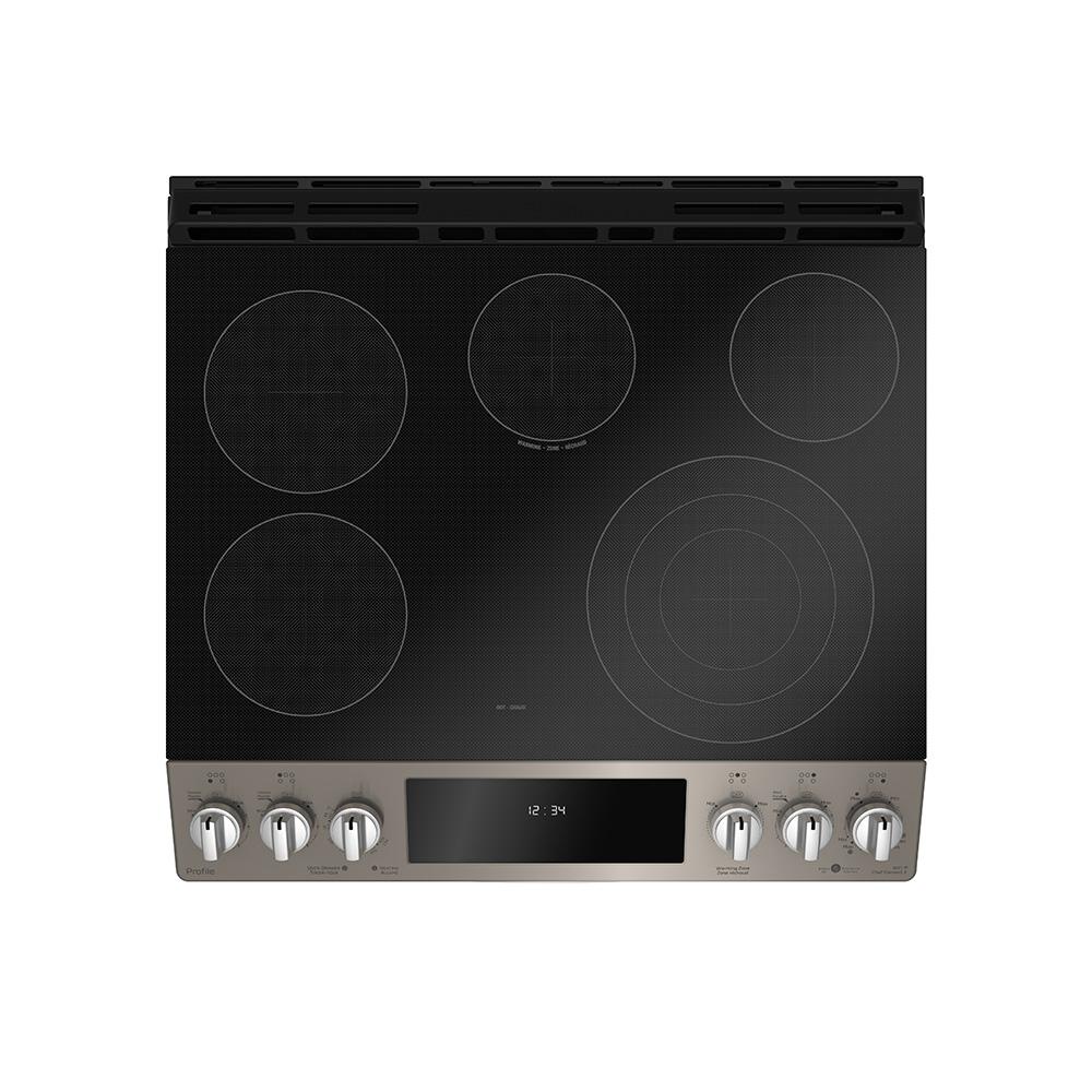 GE Profile - 5.3 cu. ft Electric Range in Grey - PCS940EMES