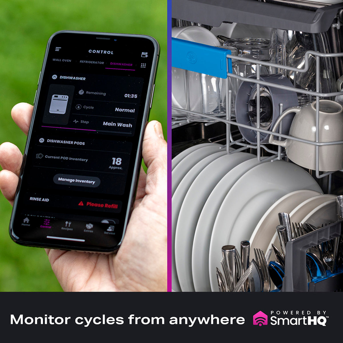 GE Profile - 42 dBA Built In Dishwasher in Stainless - PDT755SYRFS