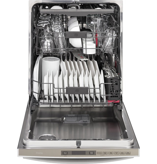 GE Profile - 40 dBA Built In Dishwasher in Stainless - PDT855SSJSS