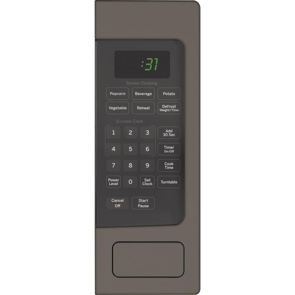 GE Profile - 1.1 cu. Ft Counter top Microwave in Grey - PEM10SLFC