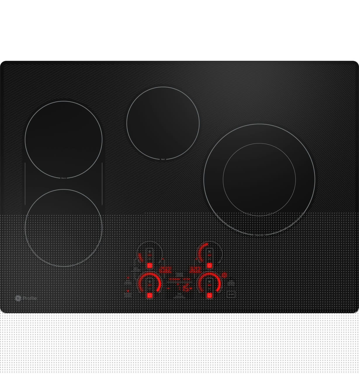 GE Profile - 15.43 Inch Electric Cooktop in Black - PEP7030DTBB