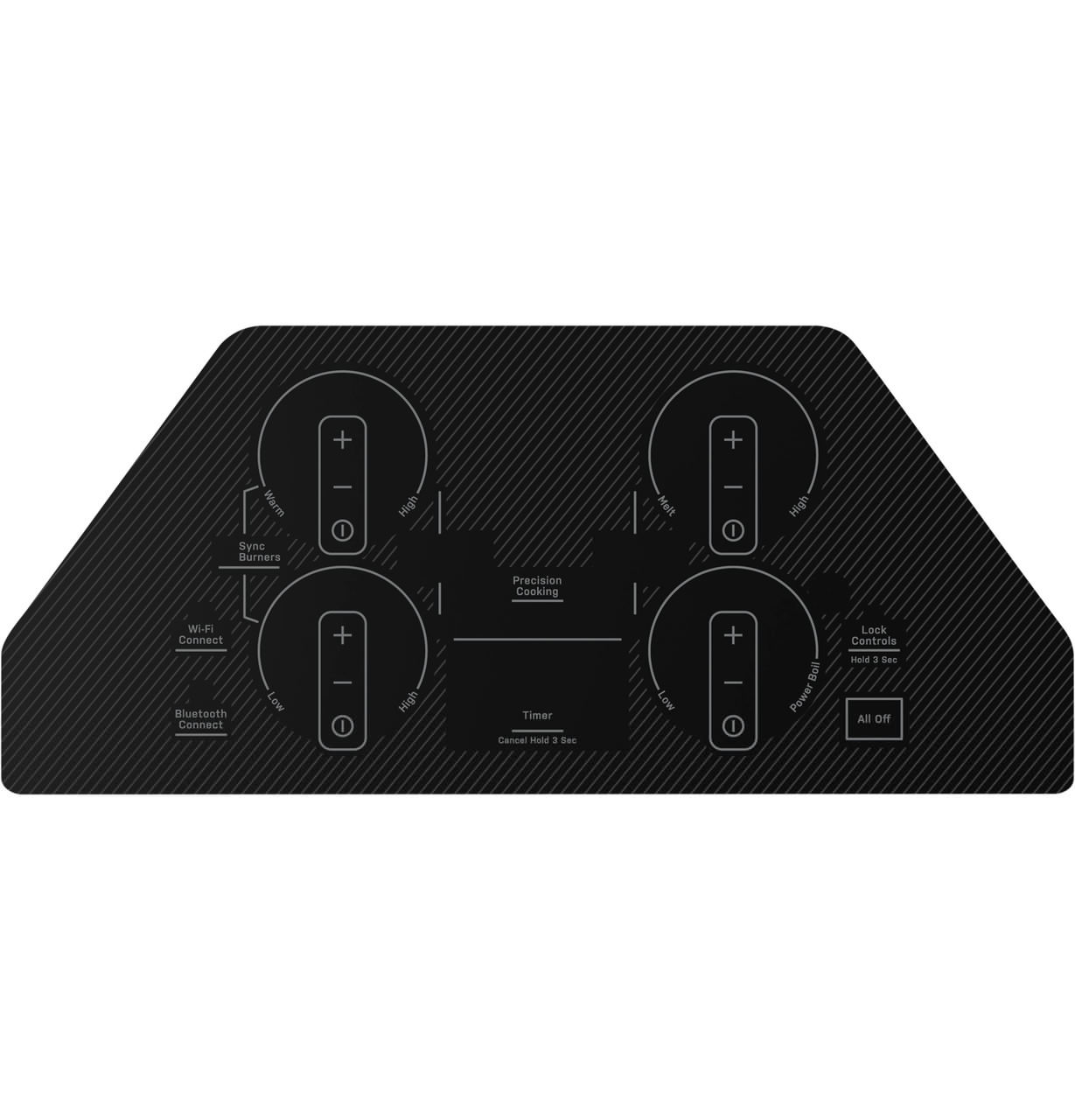 GE Profile - 15.43 Inch Electric Cooktop in Black - PEP7030DTBB