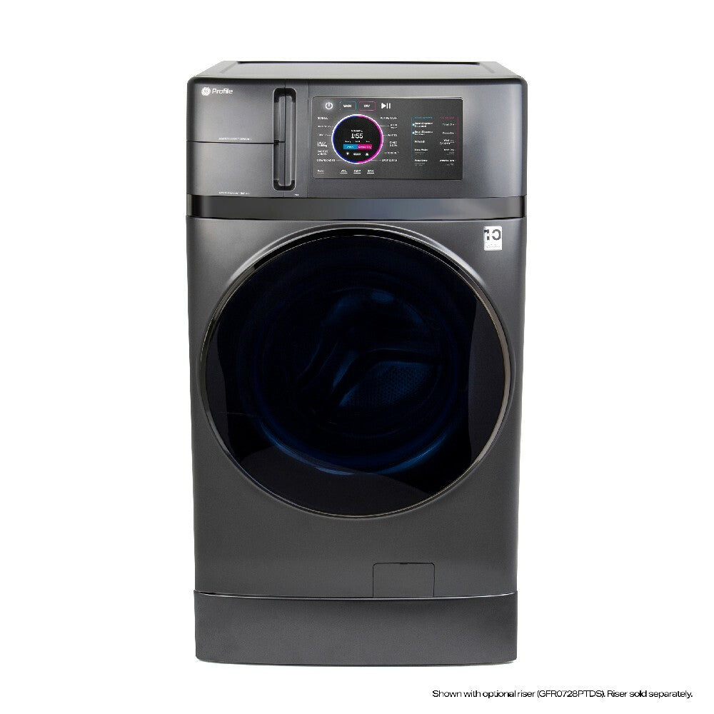 GE Profile - 5.5 cu. Ft Combo All-In-One Washer And Dryer in Grey - PFQ97HSPVDS