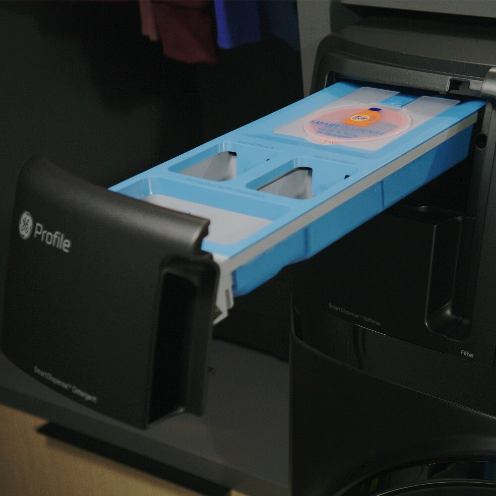 GE Profile - 5.5 cu. Ft Combo All-In-One Washer And Dryer in Grey - PFQ97HSPVDS