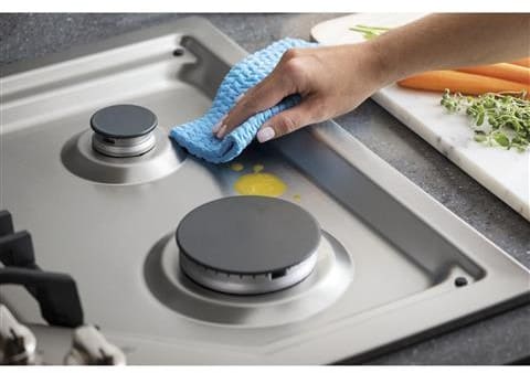 GE Profile - 30 inch wide Gas Cooktop in Stainless - PGP9030SLSS