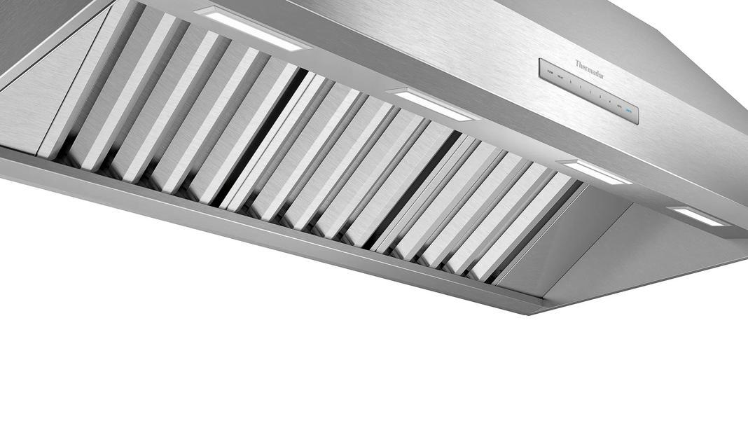 Thermador - 48 Inch Wall Mount and Chimney Range Vent in Stainless - PH48HWS