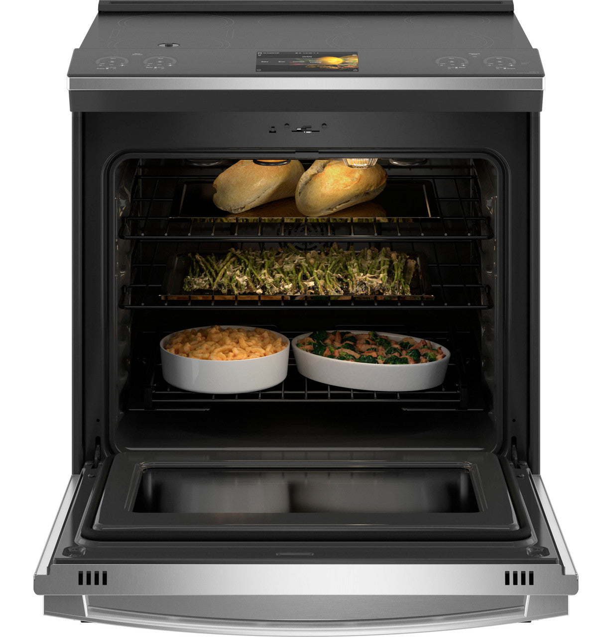 GE Profile - 5.3 cu. ft Induction Range in Stainless - PHS93XYPFS