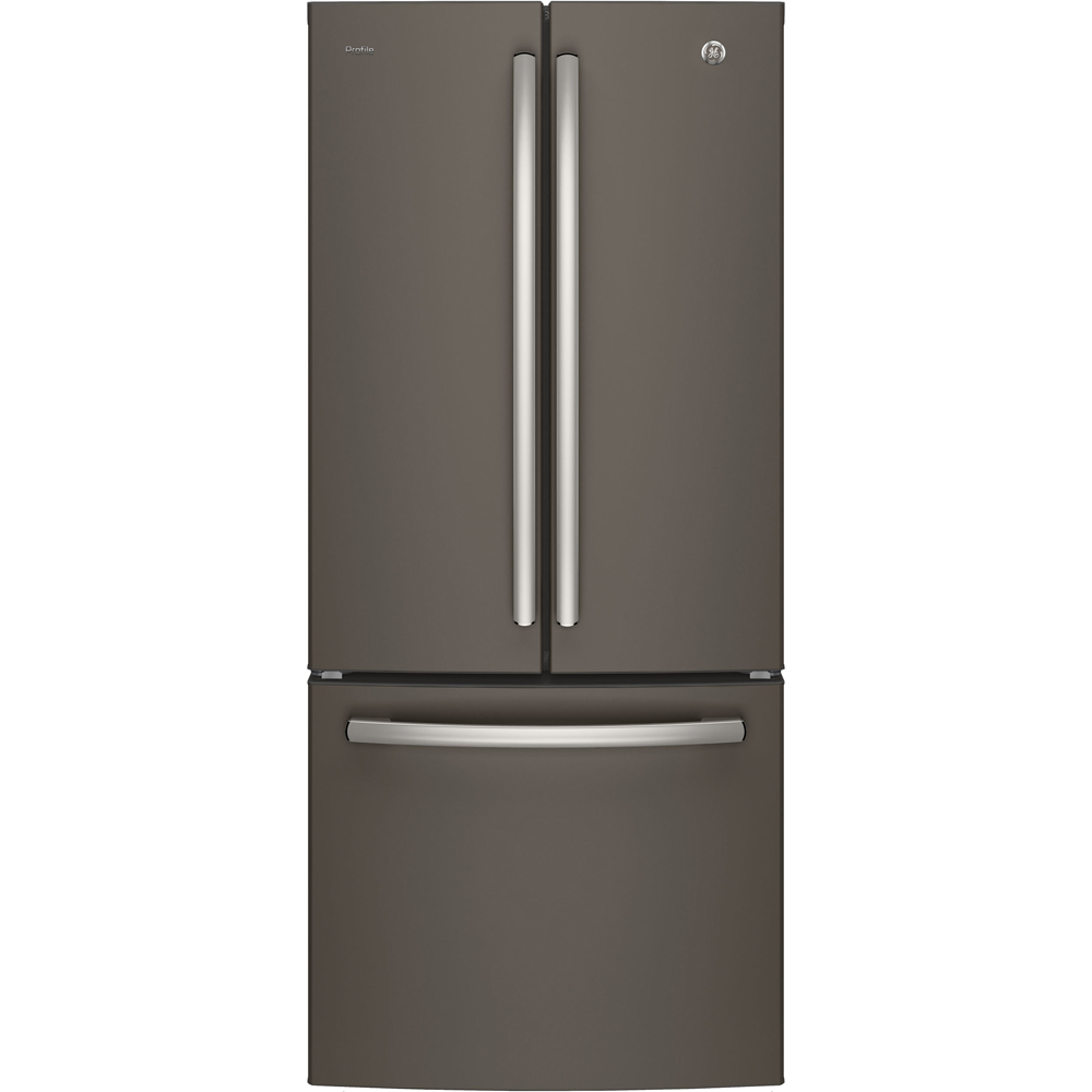 GE Profile - 29.75 Inch 20.8 cu. ft French Door Refrigerator in Grey - PNE21NMLKES