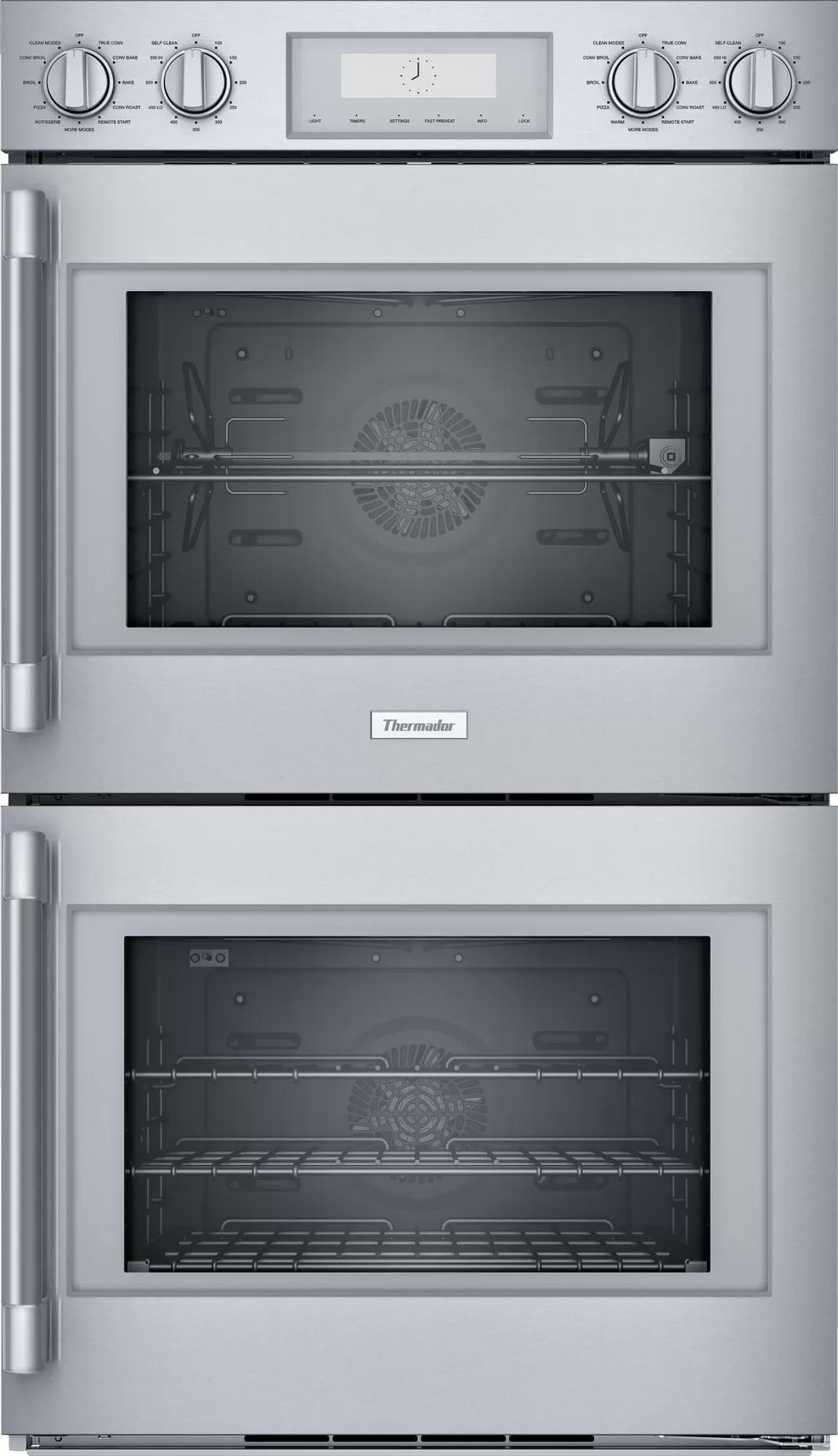 Thermador - 9 cu. ft Double Wall Oven in Stainless - POD302RW