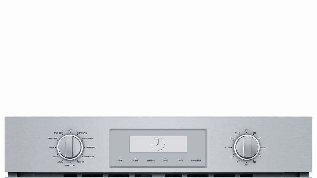 Thermador - 7.1 cu. ft Combination Oven in Stainless - PODMC301W