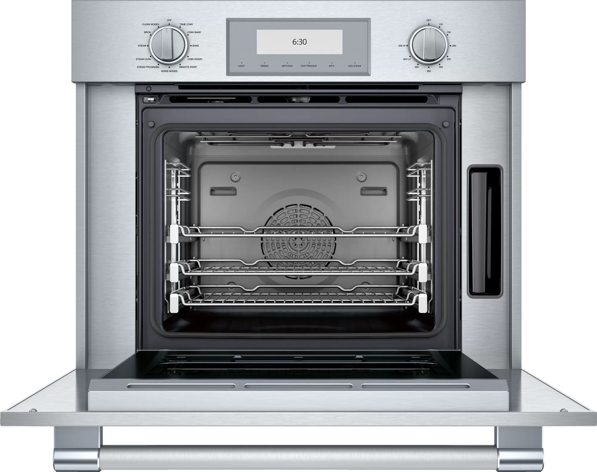 Thermador - 2.8 cu. ft Steam Wall Oven in Stainless - PODS301W