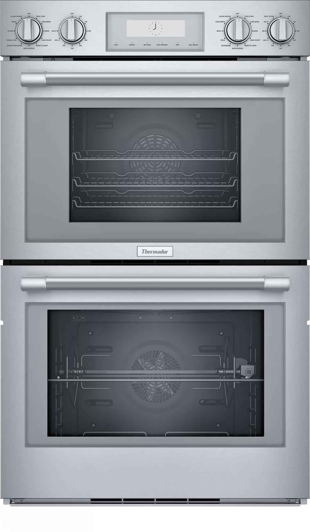 Thermador - 7.3 cu. ft Double Wall Oven in Stainless - PODS302W