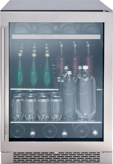 Zephyr - 23.875 Inch 5.6 cu. ft Beverage Centre Refrigerator in Stainless - PRB24C01BG