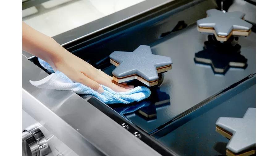 Thermador - 6.5 cu. ft Dual Fuel Range in Stainless - PRD48WLSGC