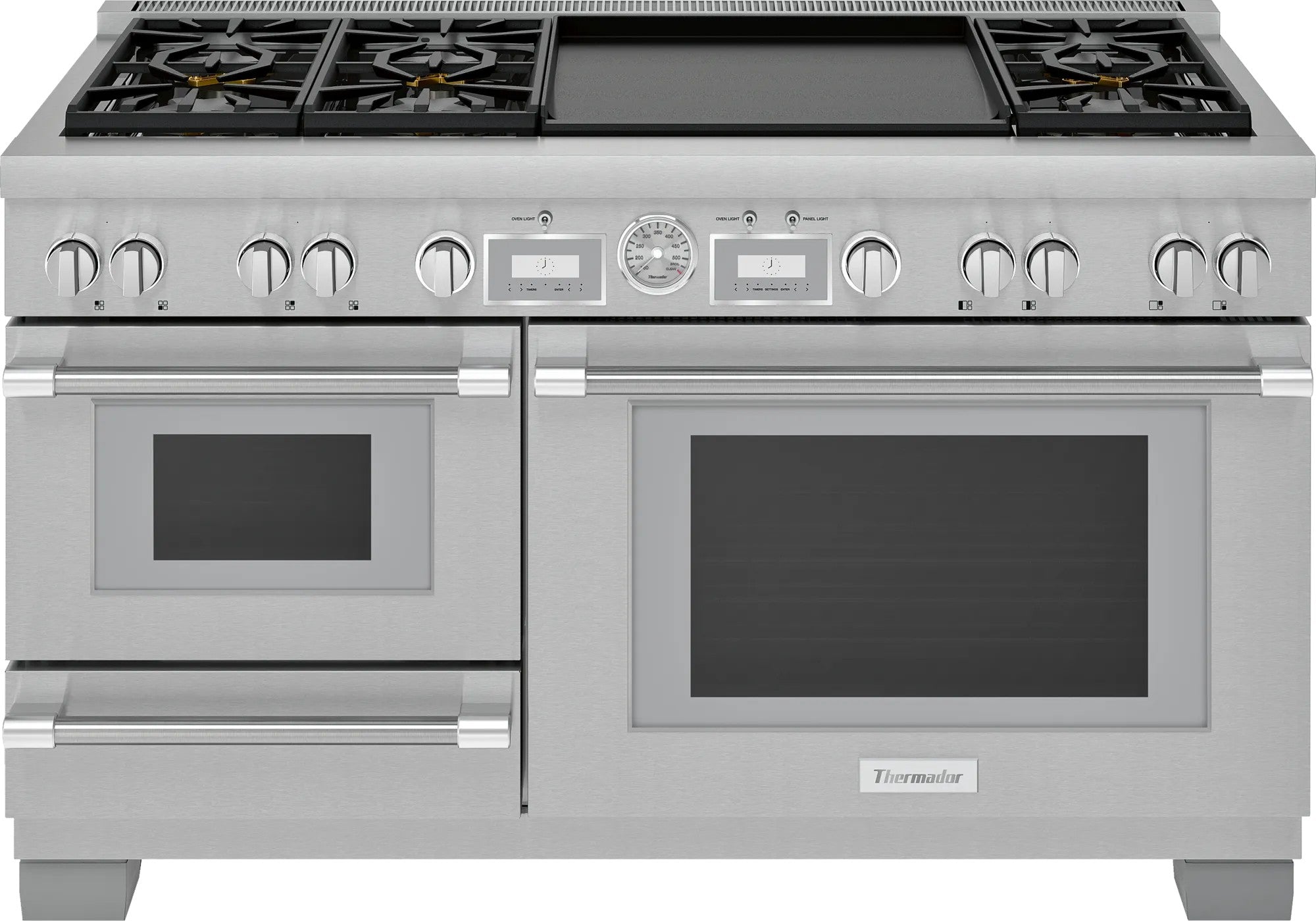 Thermador - 7.3 cu. ft Dual Fuel Range in Stainless - PRD606WESG