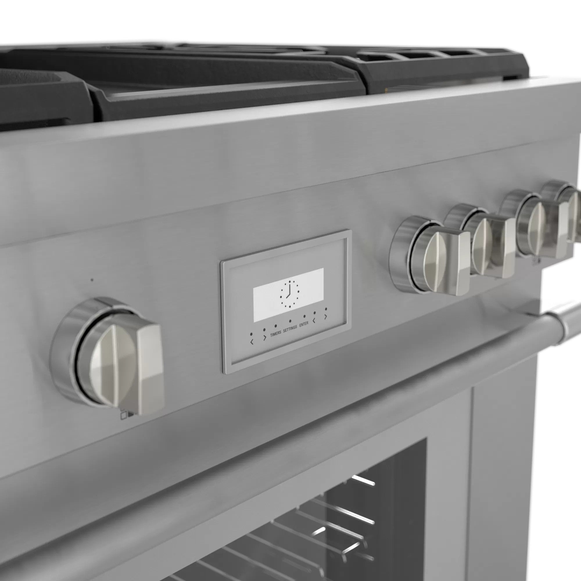 Thermador - 5.1 cu. ft Gas Range in Stainless - PRG364WDH