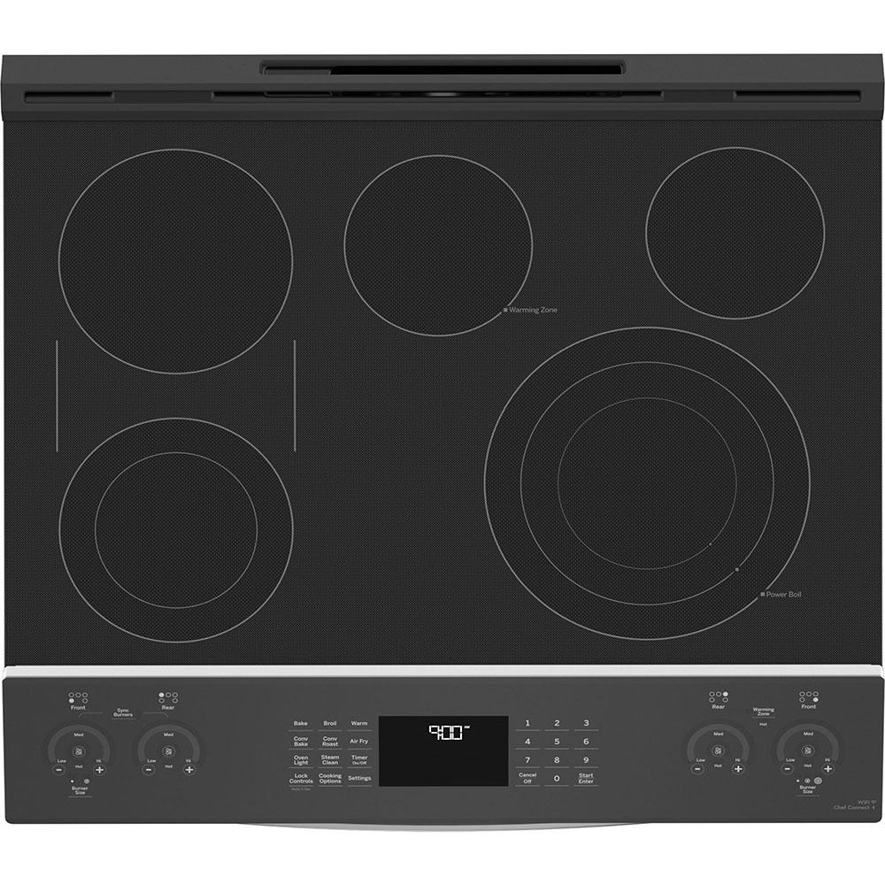 GE Profile - 5.3 cu. ft Electric Range in Stainless - PSS93YPFS