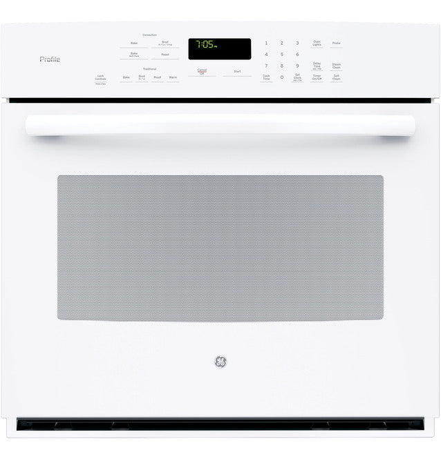 GE Profile - 5 cu. ft Single Wall Oven in White - PT7050DFWW