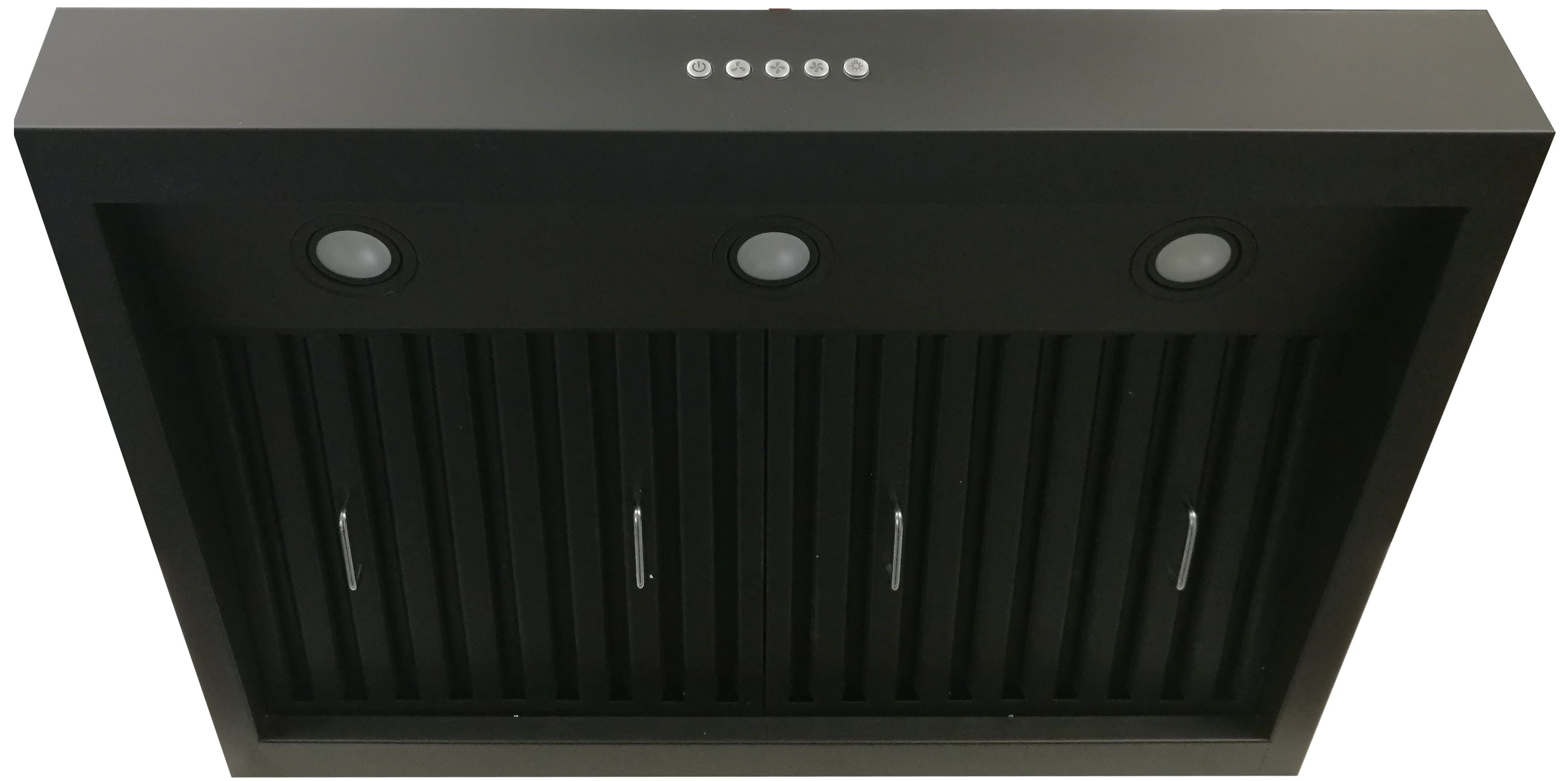 Cyclone - 29.75 Inch 880 CFM Under Cabinet Range Vent in Black - PTB8830MB