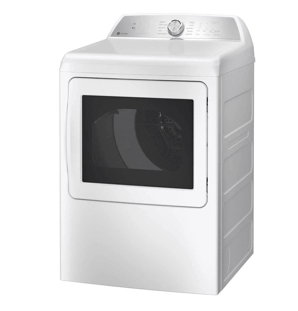 GE Profile - 7.4 cu. Ft Gas Dryer in White - PTD60GBSRWS