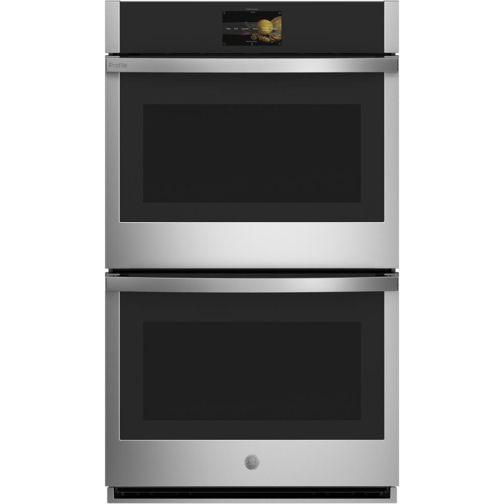 GE Profile - 10 cu. ft Double Wall Oven in Stainless - PTD7000SNSS