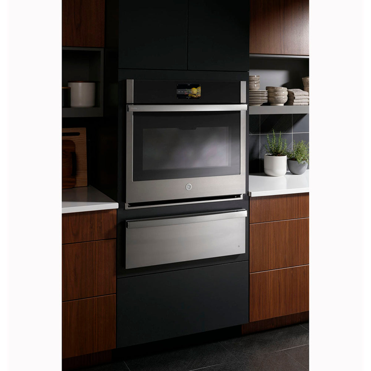 GE Profile - 1.9 cu. ft Warming Drawer in Stainless - PTW9000SPSS