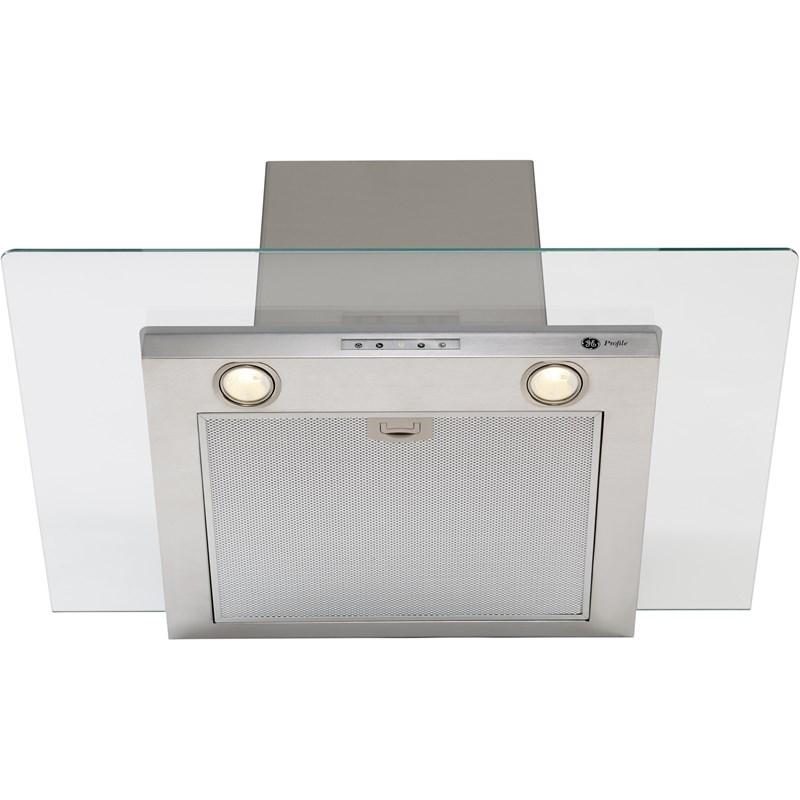 GE Profile - 30 Inch 600 CFM Wall Mount and Chimney Range Vent in Stainless - PVWG930SSV