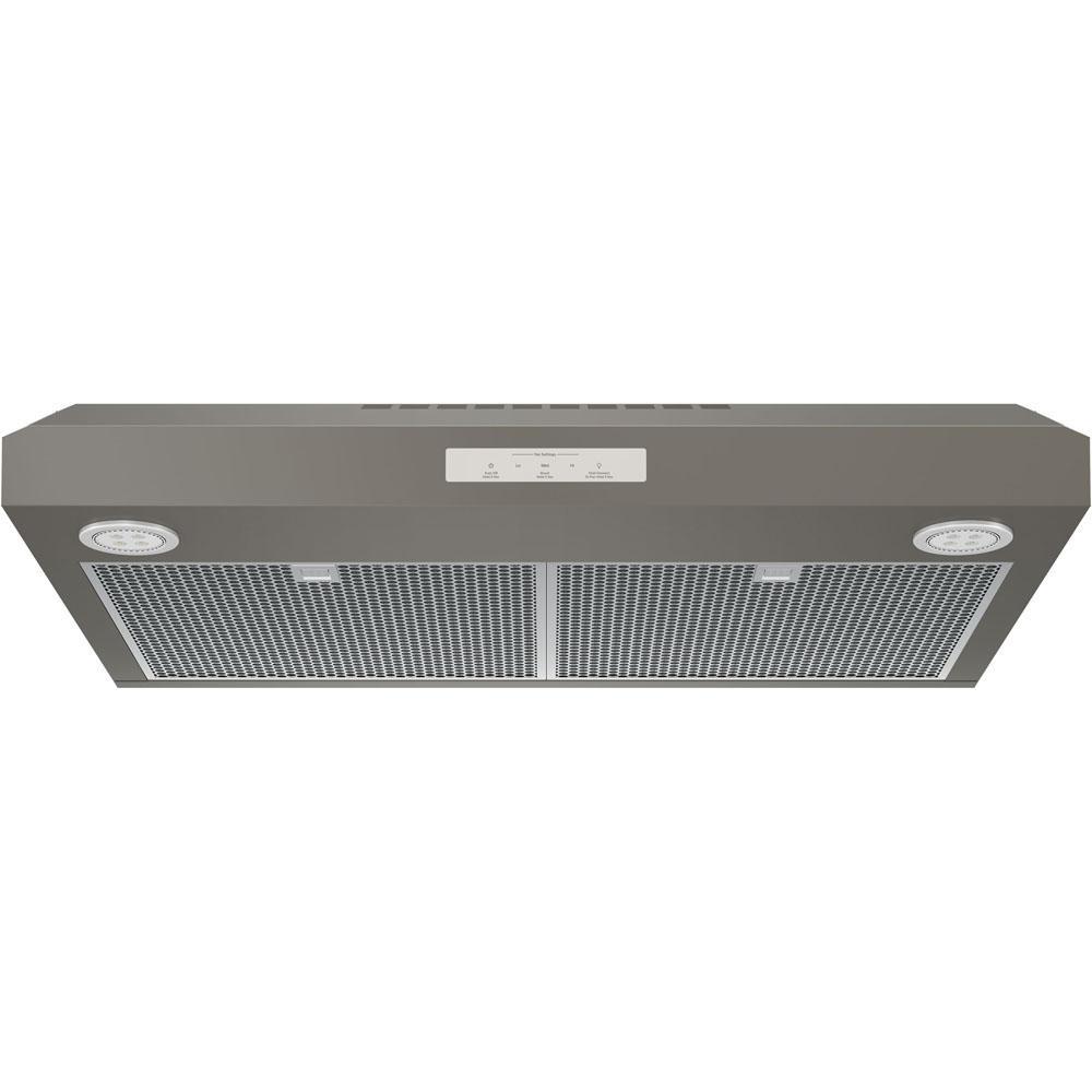 GE Profile - 29.87 Inch 390 CFM Under Cabinet Range Vent in Grey - PVX7300EJESC