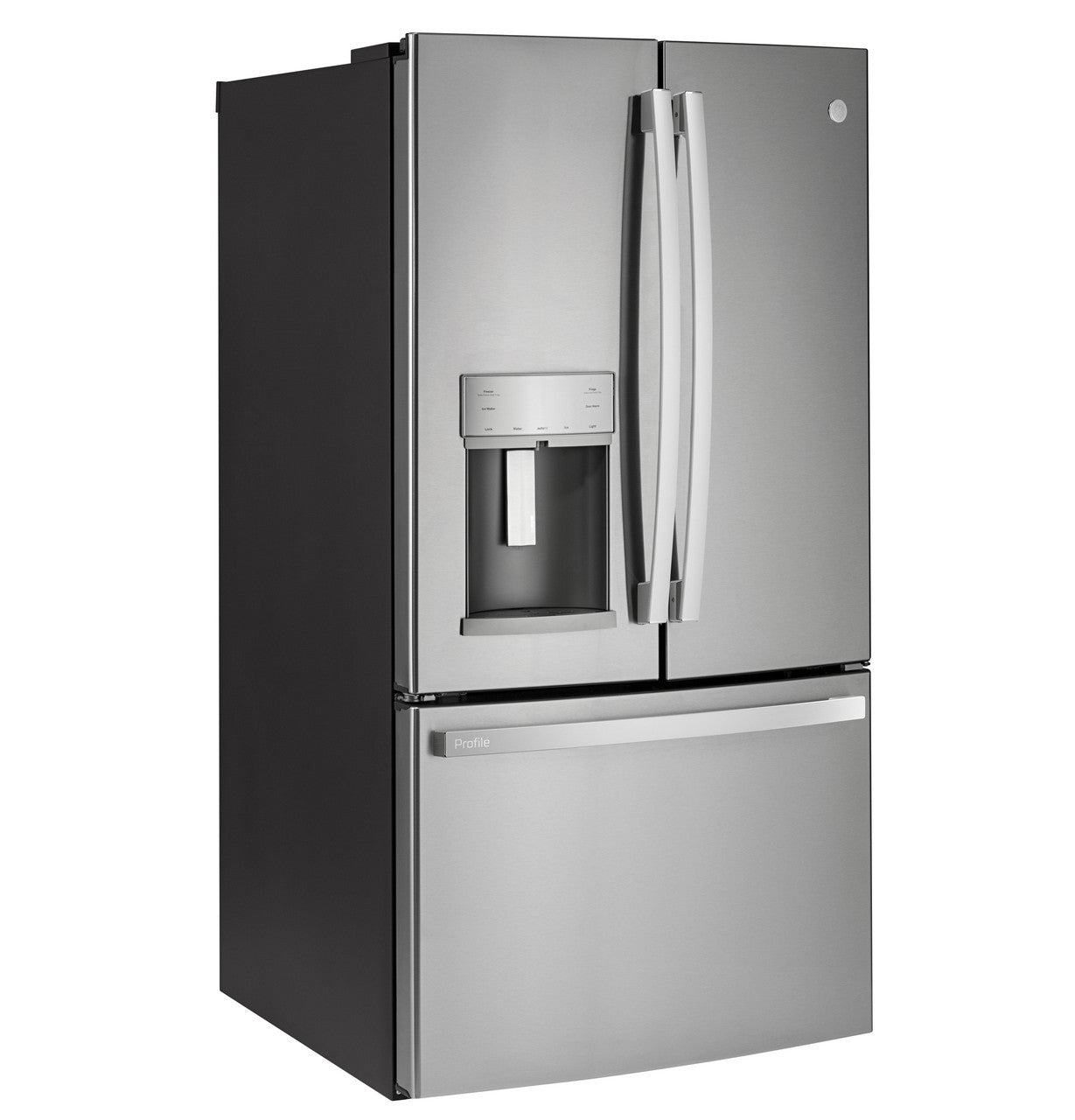 GE Profile - 35.8 Inch 22.1 cu. ft French Door Refrigerator in Stainless - PYD22KYNFS