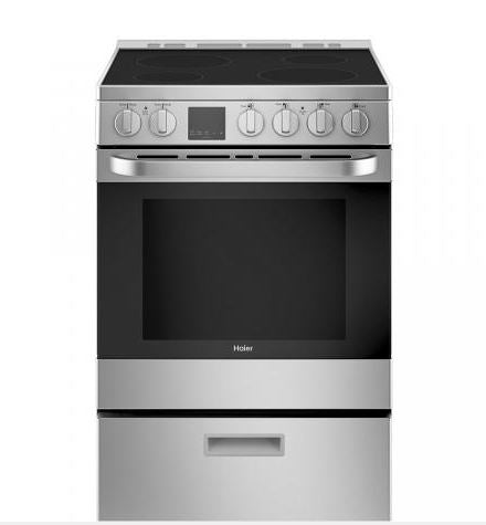Haier - 2.9 cu. ft Electric Range in Stainless - QCAS740RMSS