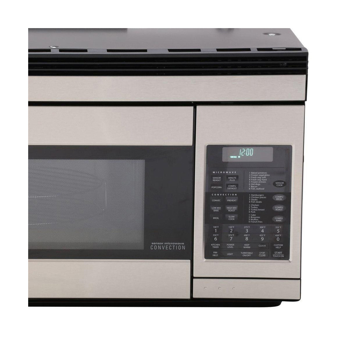 Sharp - 1.1 cu. Ft Over the range Microwave in Stainless - R1874TY