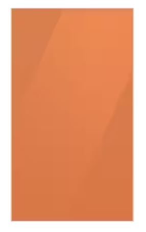 Samsung - Bespoke 4-Door Flex Refrigerator Bottom Panel in Orange - RA-F18DBBCH - RA-F18DBBCH