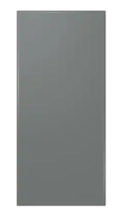 Samsung - Bespoke 4-Door Flex Refrigerator Upper Panel in Grey - RA-F18DUU31 - RA-F18DUU31