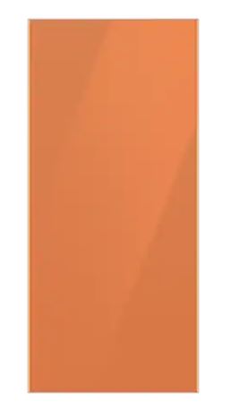Samsung - Bespoke 4-Door Flex Refrigerator Upper Panel in Orange - RA-F18DUUCH - RA-F18DUUCH