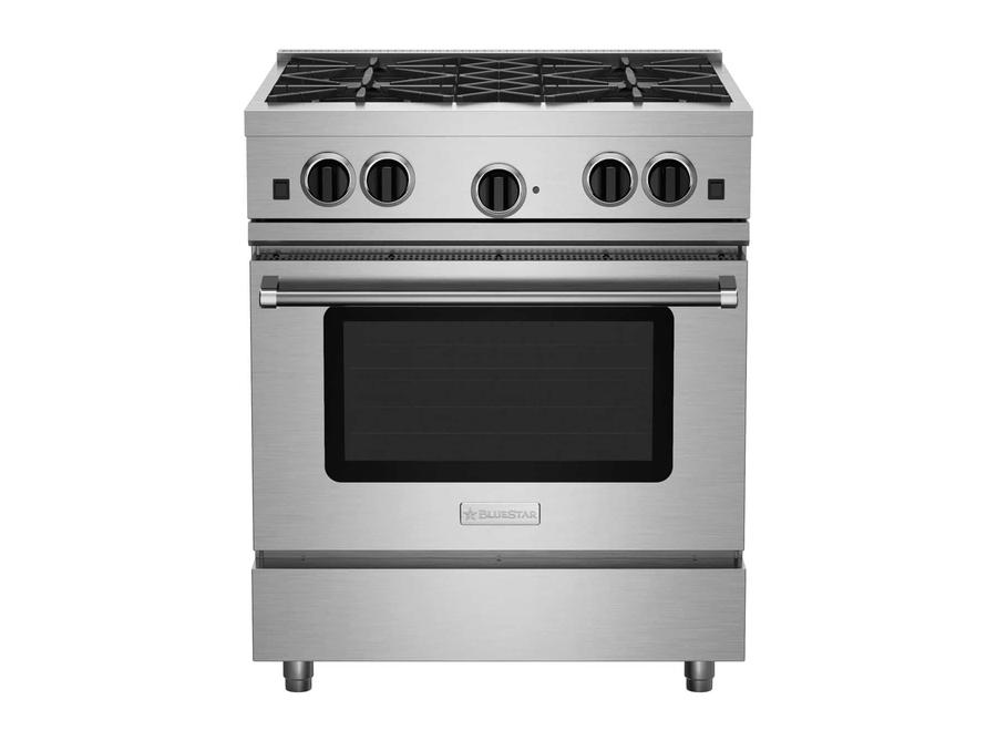 BlueStar - 4.6 cu. ft Gas Range in Stainless - RCS30SBV2