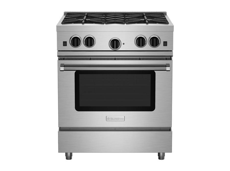 BlueStar - 4.6 cu. ft Gas Range in Stainless - RCS30SBV2