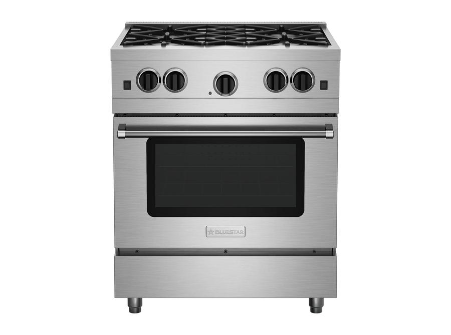 BlueStar - 4.6 cu. ft Gas Range in Stainless - RCS30SBV2