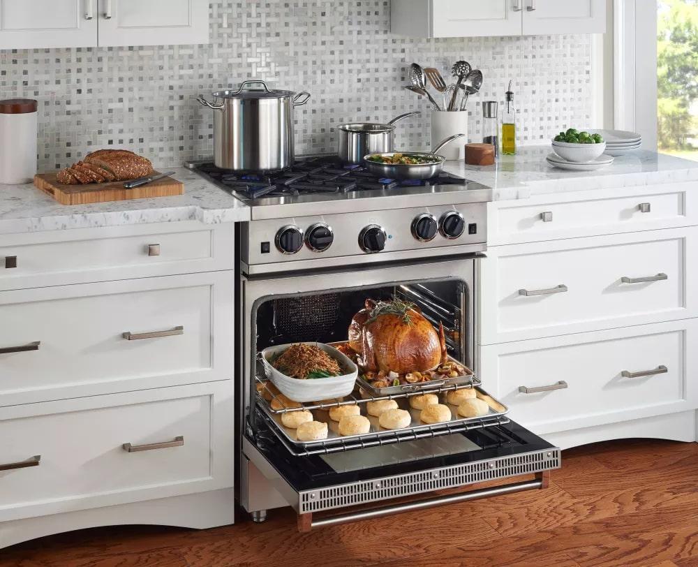 Bluestar - 4.6 cu. ft Gas Range in Stainless - RCS30SBV2C