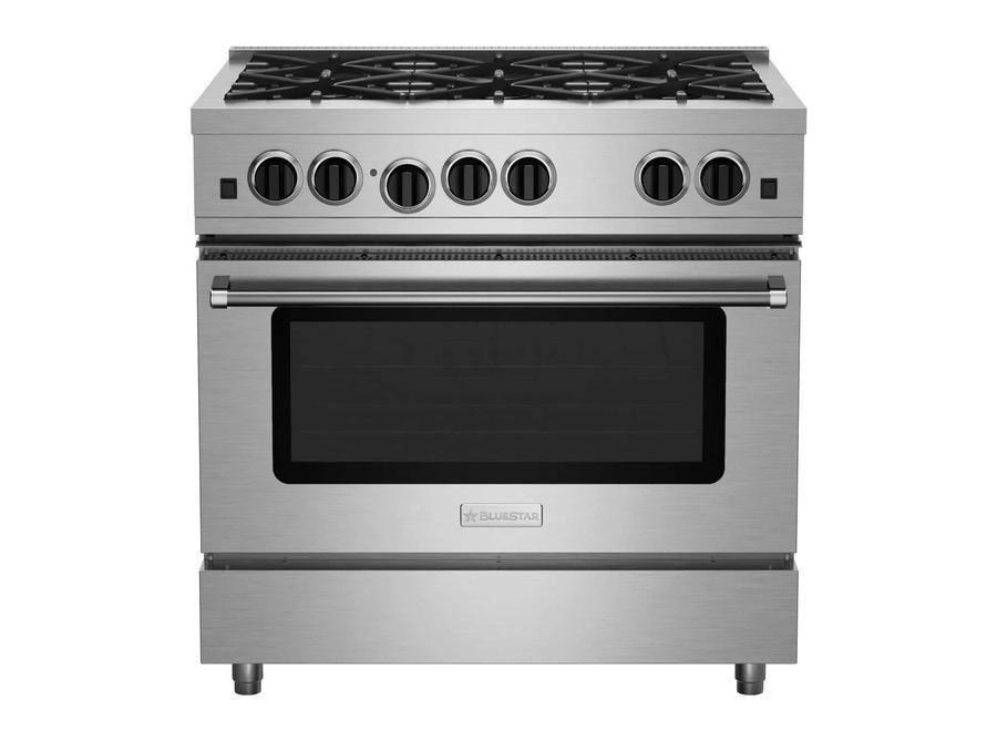 BlueStar - 5.1 cu. ft Gas Range in Stainless - RCS366BV2