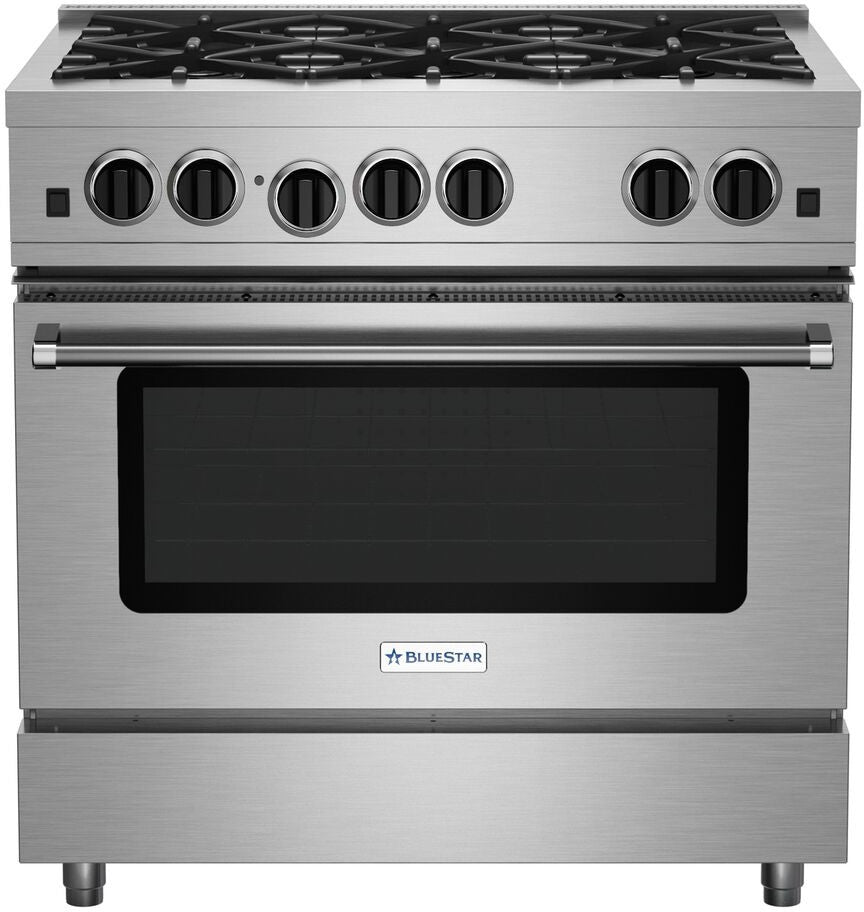 BlueStar - 5.1 cu. ft Gas Range in Stainless - RCS366BV2L